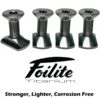 Foilite - M8 Titanium Hydrofoil Hardware Set - 4 Track Nuts And 4 M8 Screws Discounts Apply ! -Roxy Store foilite titanium m8 screw track nut set 1