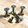 M8 Hydrofoil Brass Track Nuts(4) And Stainless Steel M8 X 25mm Mounting Screws(4) Discounts Apply ! 1 M8 Hydrofoil Brass Track Nuts(4) And Stainless Steel M8 X 25mm Mounting Screws(4) Discounts Apply ! -Roxy Store foilmount m8 brass track nut screw set 1