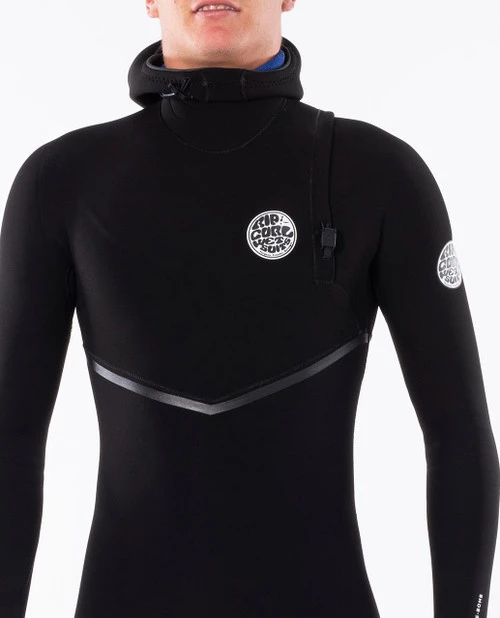 Rip Curl E-Bomb 4/3 Zip Free Hooded Wetsuit 6 Rip Curl E-Bomb 4/3 Zip Free Hooded Wetsuit - Image 4